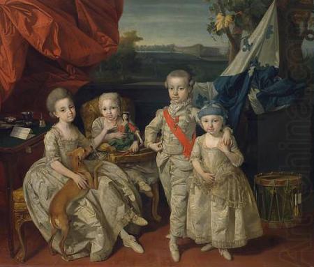 Johann Zoffany The children of Ferdinand of Parma china oil painting image